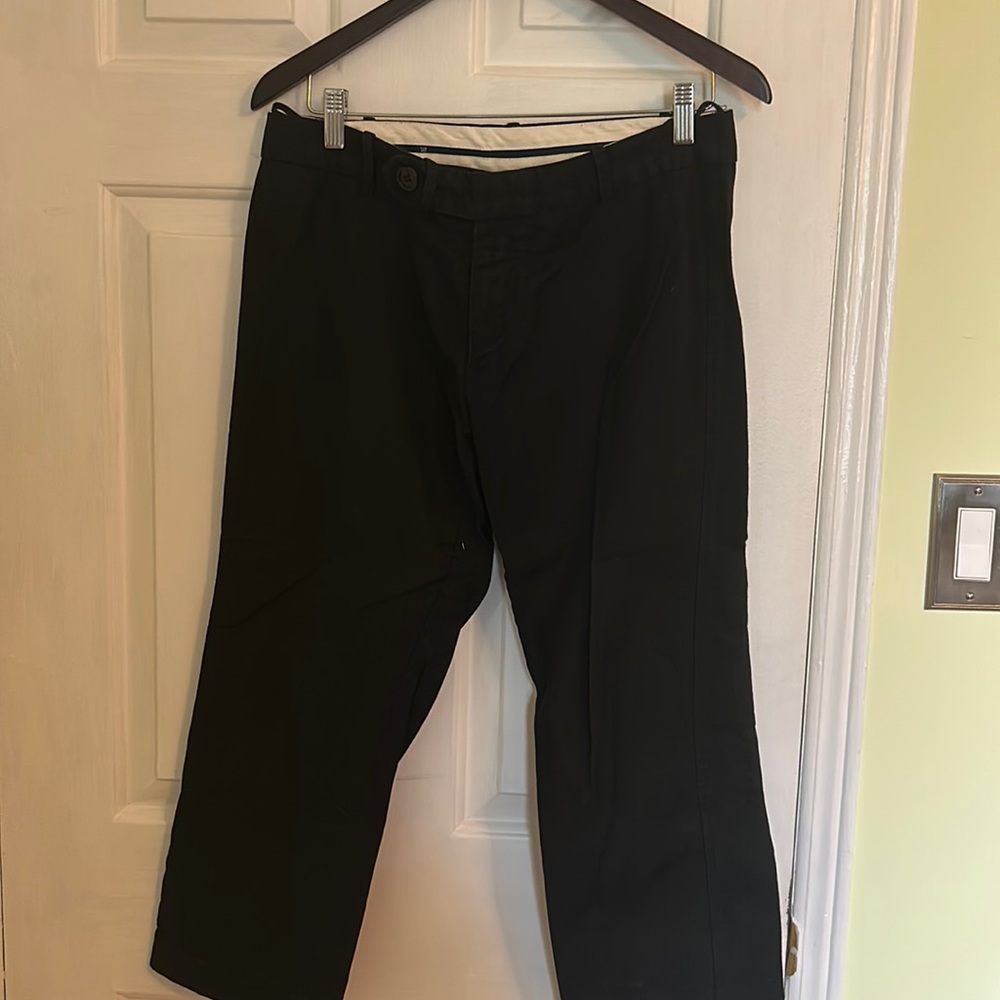 Black ankle length pants